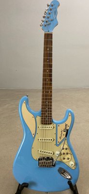 Burns Cobra Elguitar Lyseblå Vintage Style