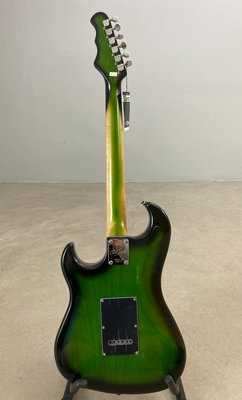 Burns SSJ Elguitar Grøn Burst Finish