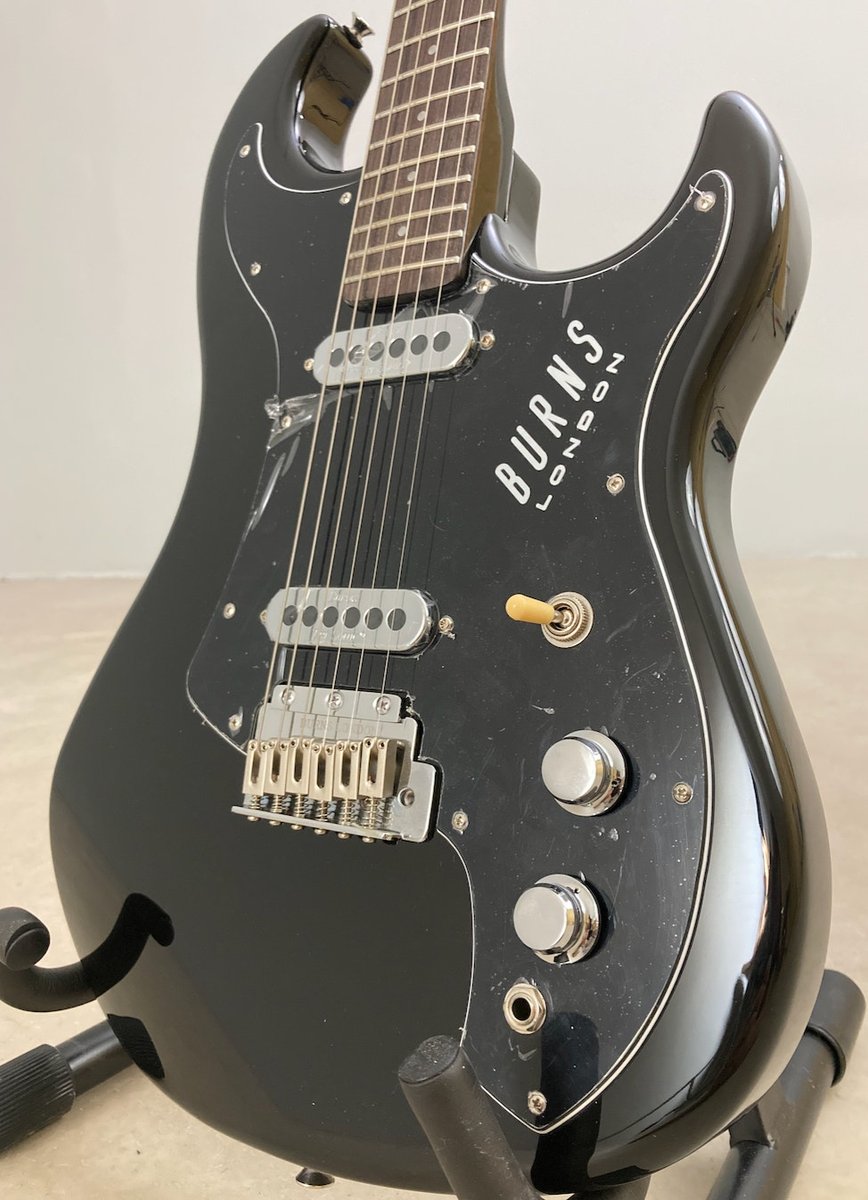 Burns London SSJ Electric Guitar Black