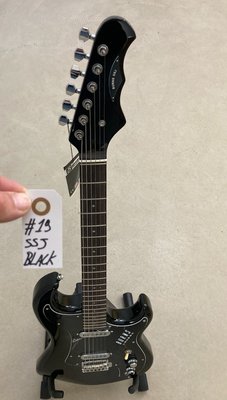 Burns London SSJ Electric Guitar Black