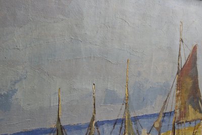 Marinemaleri af G. Munch / Munck