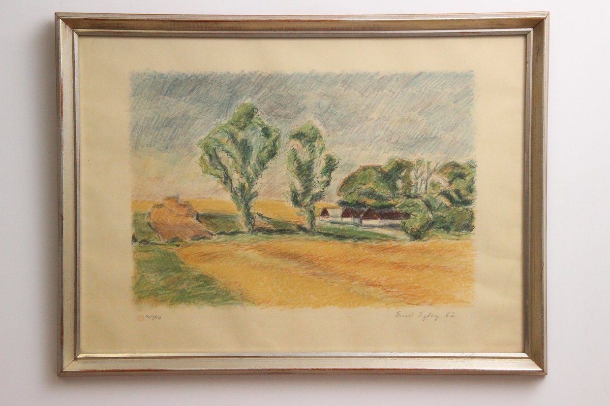 Ernst Syberg litografi