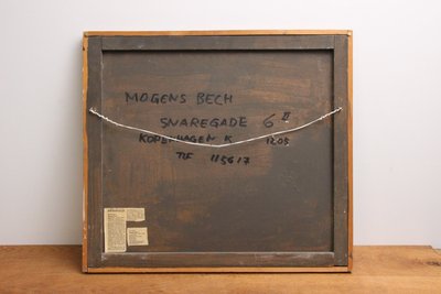 Mogens Bech abstrakt maleri