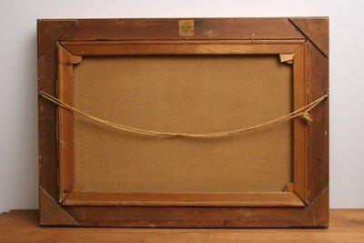 Vilhelm Arnesen Maritimt oliemaleri fra 1932 med Kronborg Slot