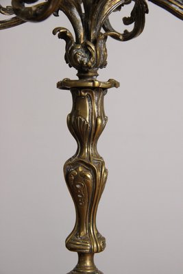 Antikke franske messing lysestager