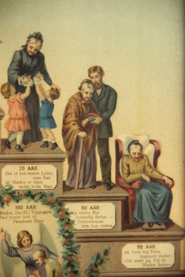 Antikke folketryk Kvindens Alder og Mandens Alder