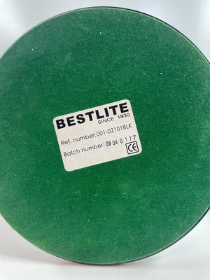 Bestlite bordlampe i sort og krom