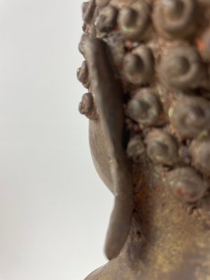 Buddha hoved skulptur
