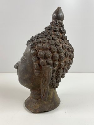 Buddha hoved skulptur