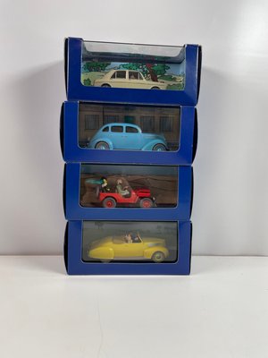 43 stk sjælden samling af tintin modelbiler.