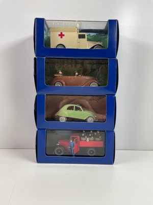 43 stk sjælden samling af tintin modelbiler.
