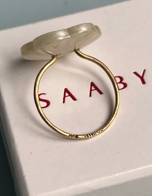 Mette Saabye ring i 18 kt guld