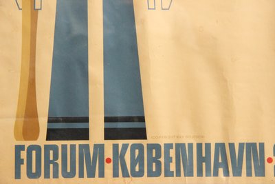 International Legetøjsudstilling Original vintage plakat fra 1963