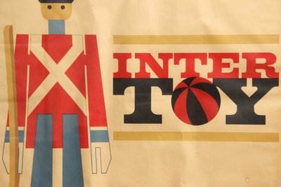 International Legetøjsudstilling Original vintage plakat fra 1963