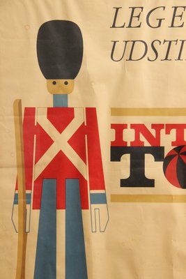 International Legetøjsudstilling Original vintage plakat fra 1963