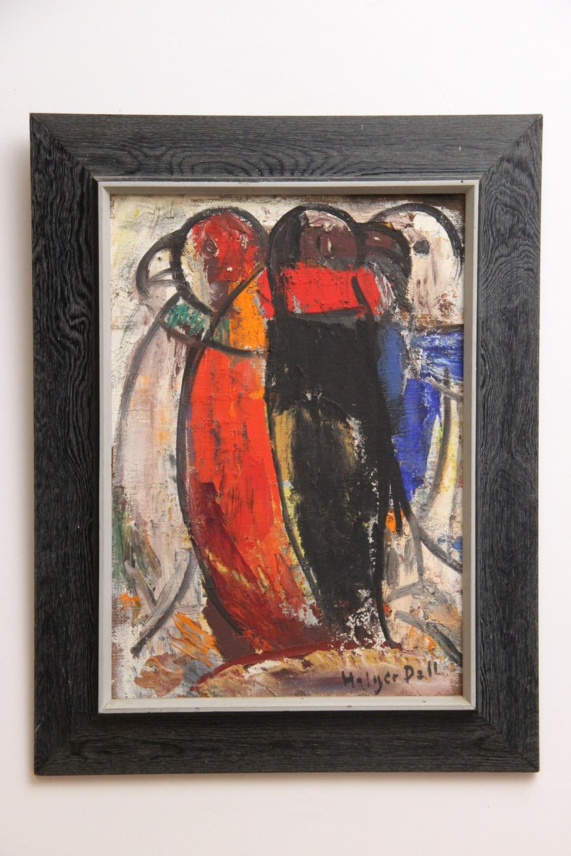 Holger Dall abstrakt maleri