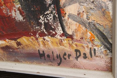 Holger Dall abstrakt maleri