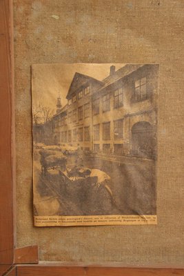 Stemningsfuldt dansk bymotiv fra Aabenraa, usigneret