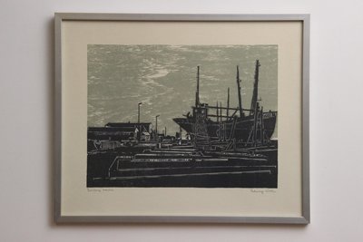Sæt på 2 originale litografier af Erling Juul