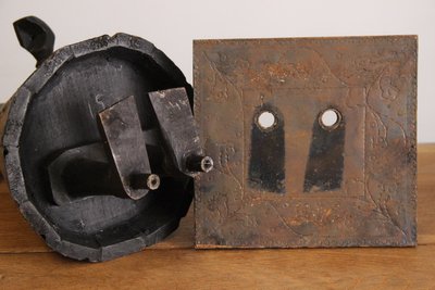 Vintage indisk træfigur