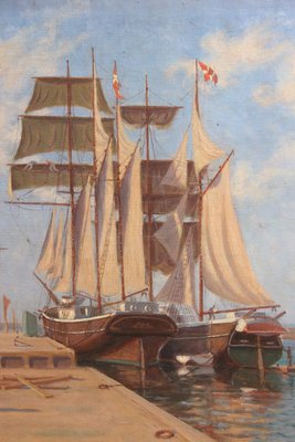 Ivar Tidemand Rohde (1871-1944)  marinemaleri
