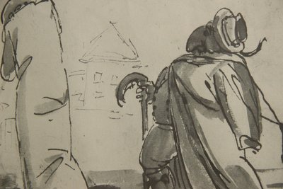 Johan Tobias Sergel Litografi efter original tegning