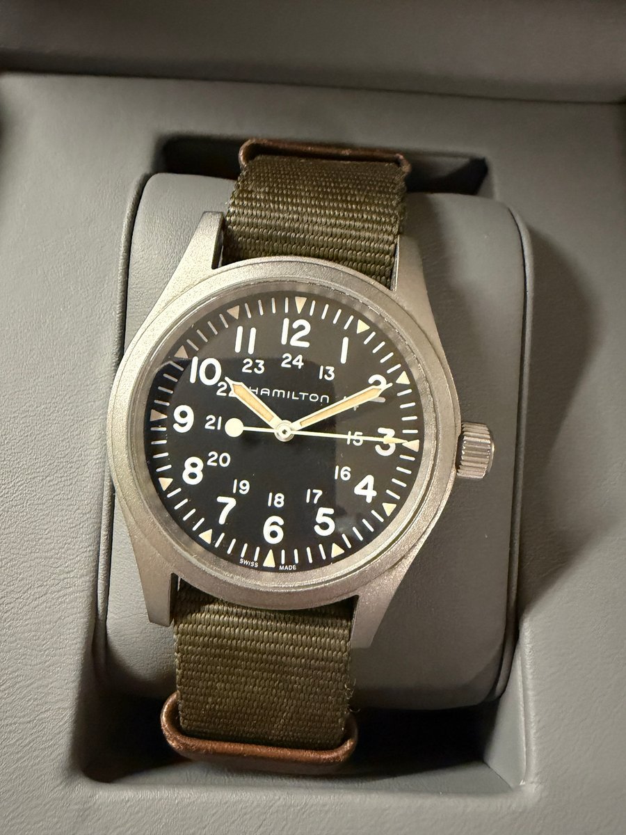 Hamilton Khaki Field Mechanical “The Hack” – Full Set + Uncle Seiko lænke