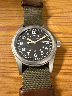 Hamilton Khaki Field Mechanical “The Hack” – Full Set + Uncle Seiko lænke