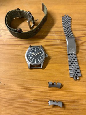 Hamilton Khaki Field Mechanical “The Hack” – Full Set + Uncle Seiko lænke
