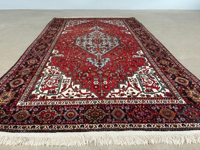 Ægte persisk tæppe 135 × 221 cm