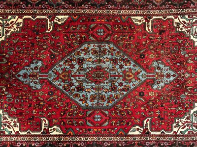 Ægte persisk tæppe 135 × 221 cm