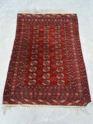 Ægte håndknyttet Bokhara tæppe 127 × 184 cm