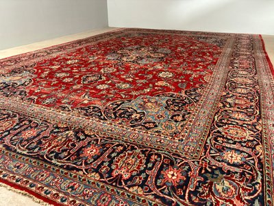 Stort Ægte persisk tæppe 488 × 328 cm