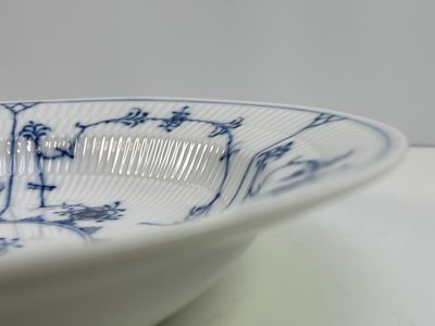 11 stk. Royal Copenhagen Musselmalet Riflet dybetallerken nr. 768