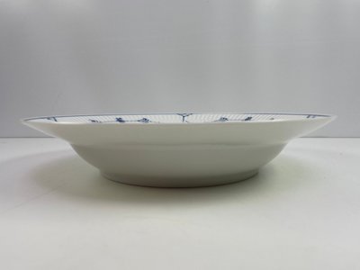 8 stk Royal Copenhagen Musselmalet Riflet dybtallerken nr. 165
