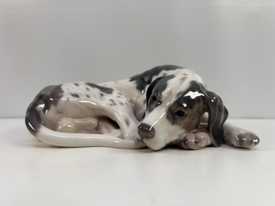 Dahl Jensen porcelæn hundefigur nr. 1935
