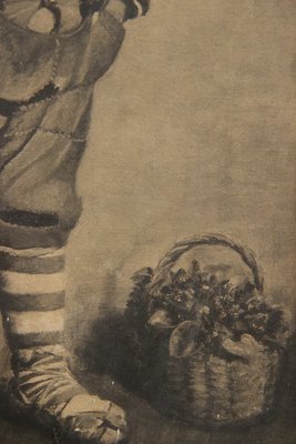 Wenzel Tornøe , Roma litografi af italiensk dreng, dateret 1886