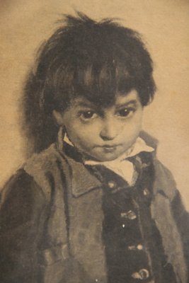 Wenzel Tornøe , Roma litografi af italiensk dreng, dateret 1886