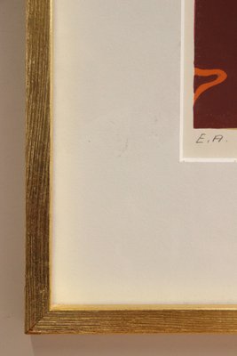 Lizzi Mallow  Sommerhat Signeret Farvelitografi, 1978