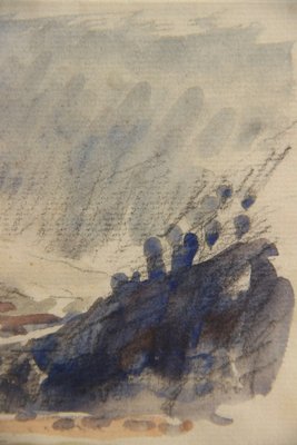 Ernst Syberg Sebenico Kroatien akvarel