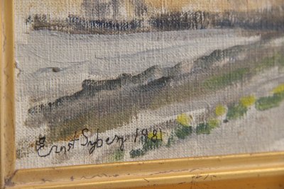 Ernst Syberg Signeret maleri