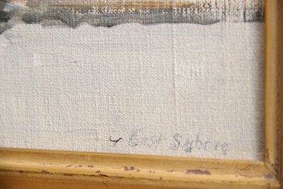 Ernst Syberg Signeret maleri