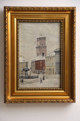 Erik Petersen maleri af københavn