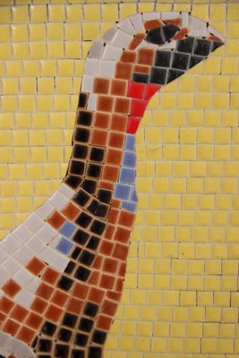 Unik mosaik kunst i ramme
