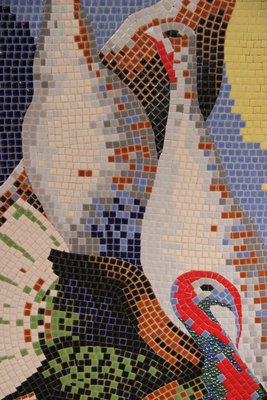 Unik mosaik kunst i ramme