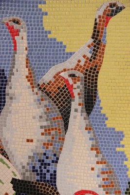 Unik mosaik kunst i ramme