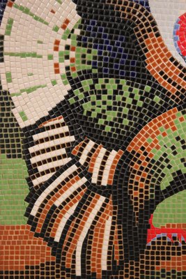 Unik mosaik kunst i ramme