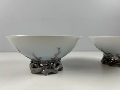 Sjældne Skønvirke skåle 2 stk kongelig porcelæn royal Copenhagen nr. 482/341