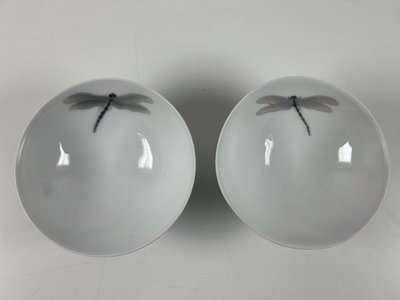 Sjældne Skønvirke skåle 2 stk kongelig porcelæn royal Copenhagen nr. 482/341