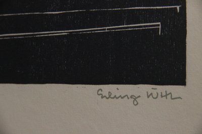 Sæt på 2 originale litografier af Erling Juul